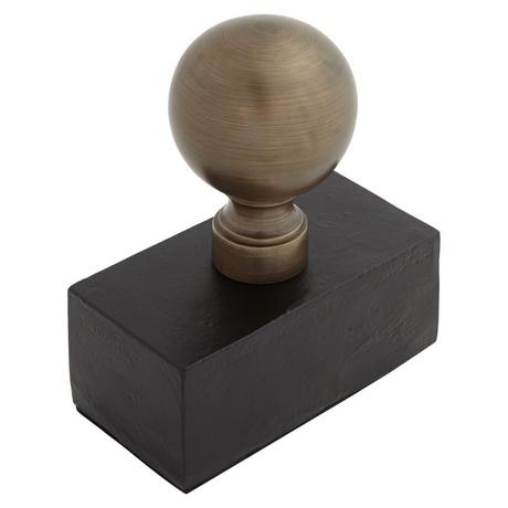 Solid Brass Ball Doorstop