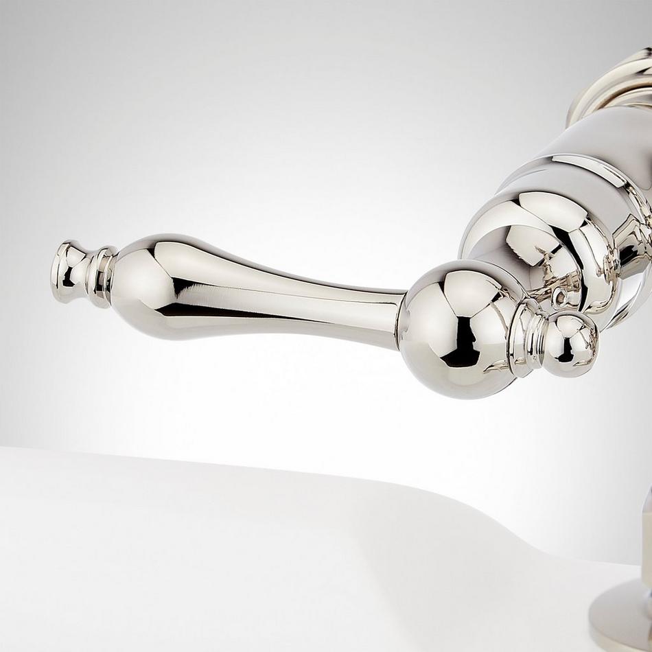 Deck-Mount Telephone Faucet - Lever Handles - 4" Deck Couplers - Polished Nickel, , large image number 3