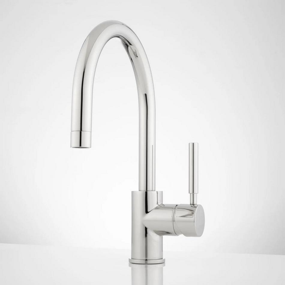 Casimir Single-Hole Bathroom Faucet - Pop-Up Drain - Overflow - Brushed Nickel, , large image number 4