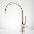 Casimir Single-Hole Bathroom Faucet - Pop-Up Drain - Overflow - Brushed Nickel, , large image number 7