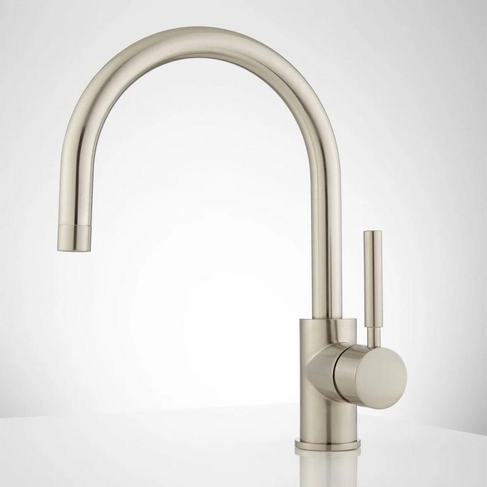 Casimir Single-Hole Bathroom Faucet - Pop-Up Drain - Overflow - Brushed Nickel, , large image number 1