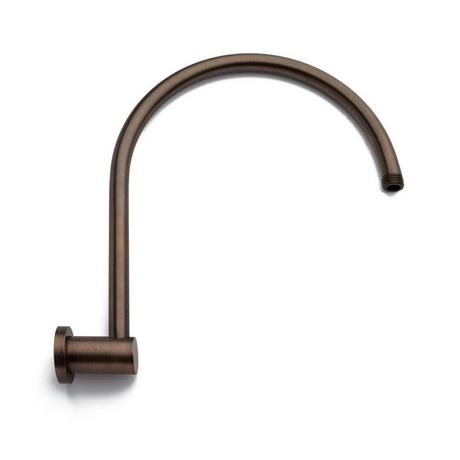Modern Brass Shower Arm with Flange