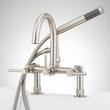 Sebastian Deck-Mount Tub Faucet and Hand Shower - Lever Handles, , large image number 0