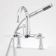 Sebastian Deck-Mount Tub Faucet and Hand Shower - Lever Handles, , large image number 2