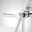 Sebastian Deck-Mount Tub Faucet - Lever Handles - 4" Couplers - Chrome, , large image number 3