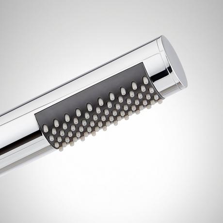 Sebastian Deck-Mount Tub Faucet and Hand Shower - Lever Handles