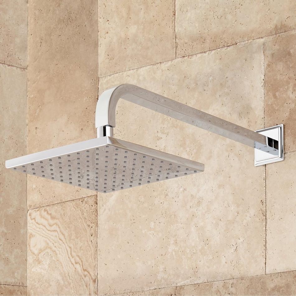 Ryle Thermostatic Shower System with Hand Shower and 3 Body Sprays - Chrome, , large image number 1