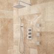 Ryle Thermostatic Shower System with Hand Shower and 3 Body Sprays, , large image number 1