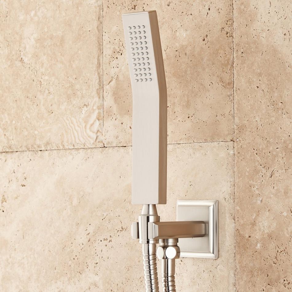 Ryle Thermostatic Shower System with Hand Shower and 3 Body Sprays - Brushed Nickel, , large image number 2