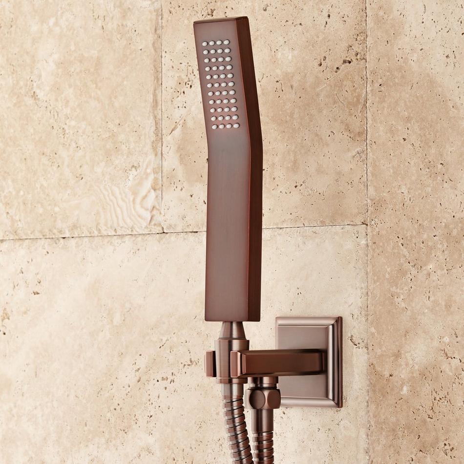 Ryle Thermostatic Shower System with Hand Shower and 3 Body Sprays, , large image number 4
