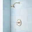 Windom Shower Set with Classic Lever Handle - 10" Arm - Brushed Nickel, , large image number 1