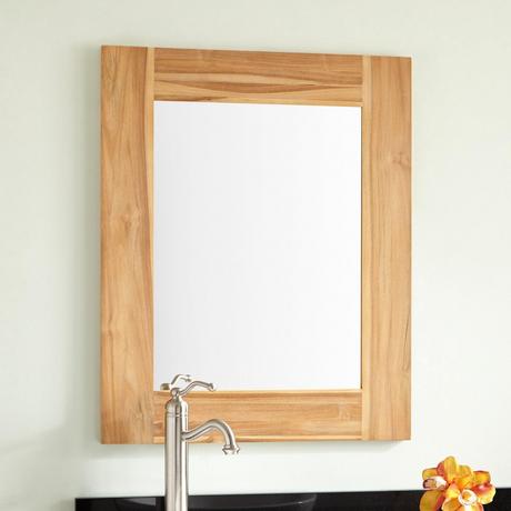 Bastian Teak Vanity Mirror - Natural Teak