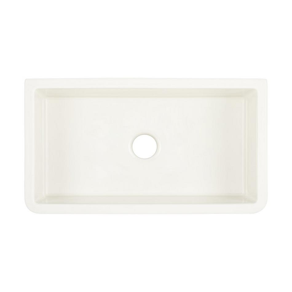 33" Grigham Reversible Fireclay Farmhouse Sink - Biscuit, , large image number 8