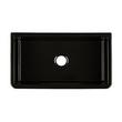 33" Grigham Fireclay Farmhouse Sink - Black, , large image number 4