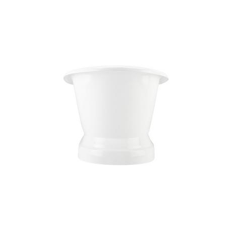 71" Frayser Cast Iron Double-Slipper Pedestal Tub - 7" Rim Holes