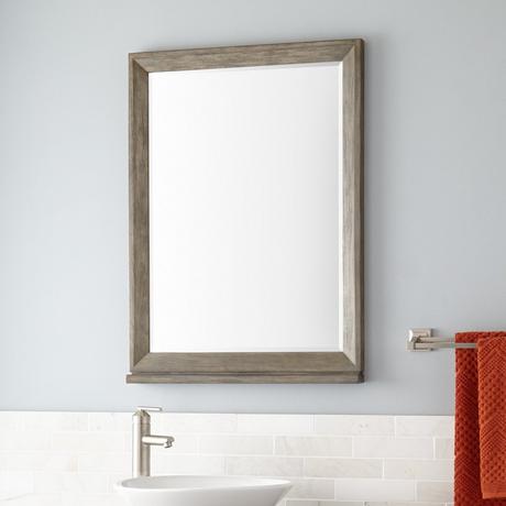 Davyn Vanity Mirror - Gray Wash