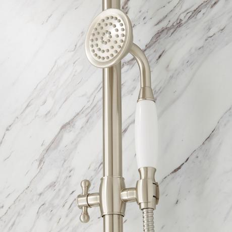 Alliston Exposed Pipe Shower with Hand Shower