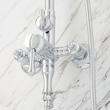 Alliston Exposed Pipe Shower with Hand Shower - Chrome, , large image number 3