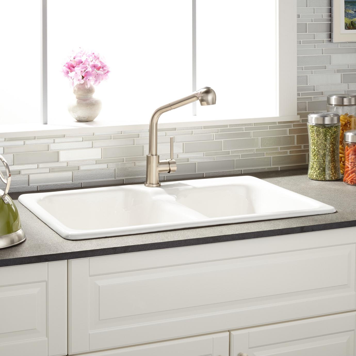 Cast Iron Kitchen Sinks