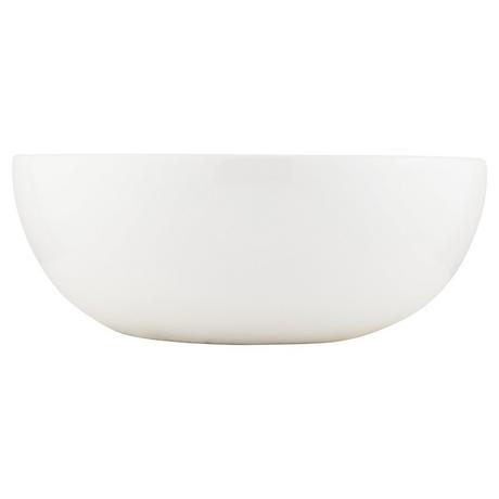 Toucey Porcelain Vessel Sink - White