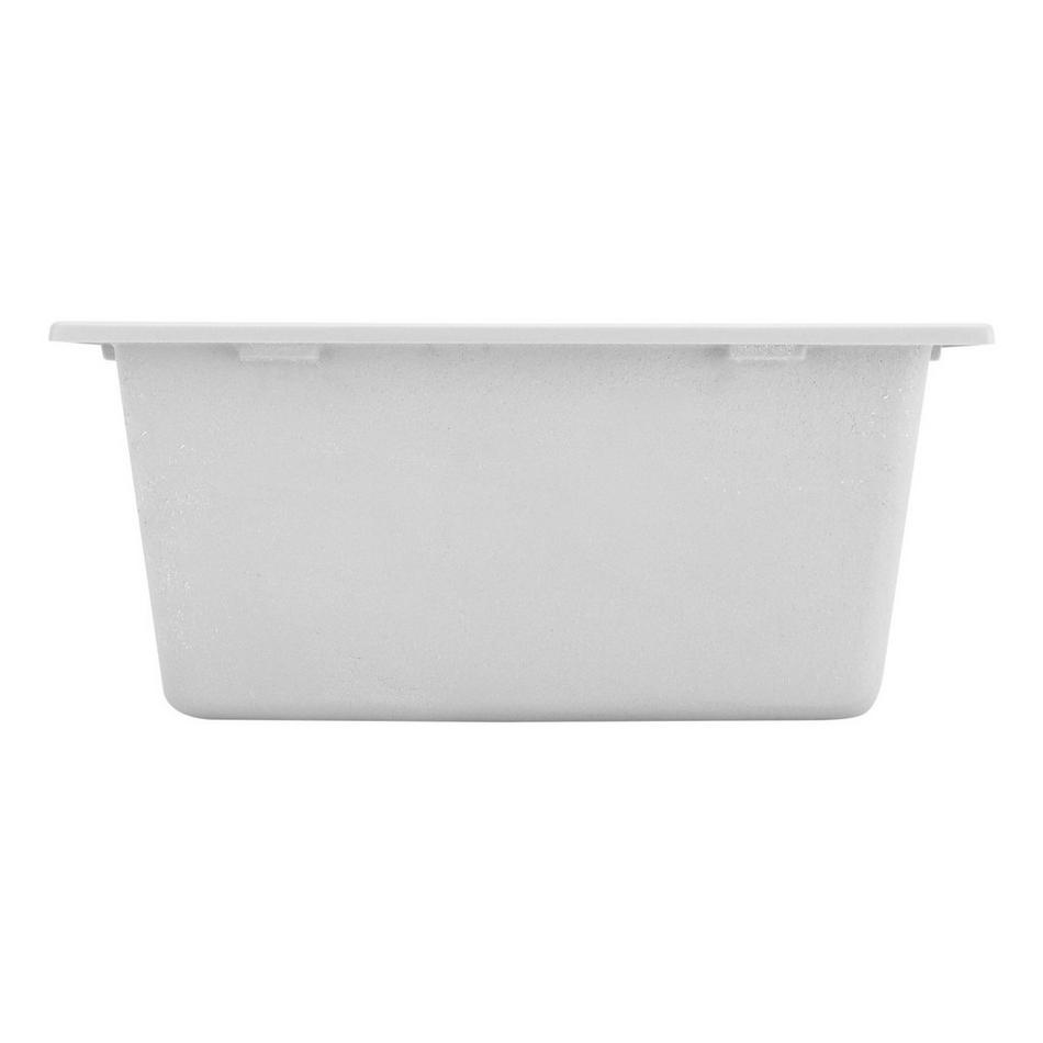 34" Allardt Drop-In Granite Composite Sink with Drainboard - Cloud White, , large image number 3
