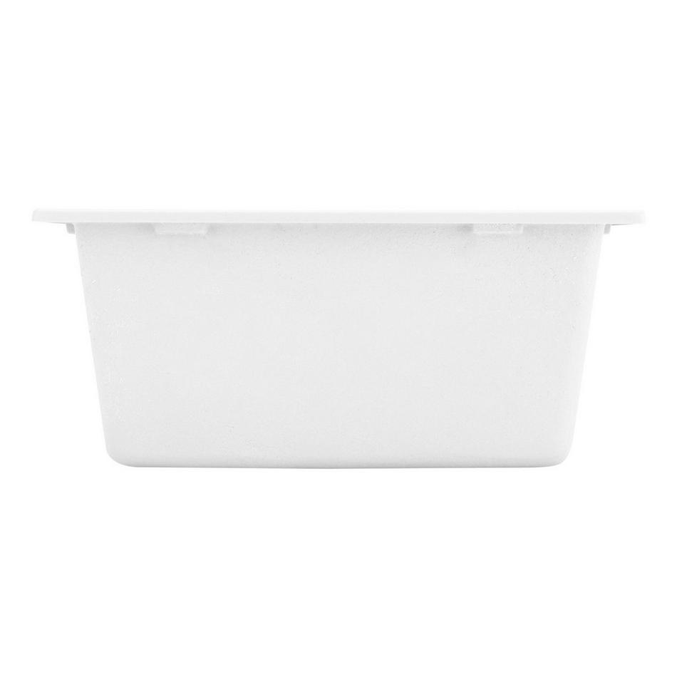46" Tansi Double-Bowl Drop-In Sink with Drain Board - Cloud White, , large image number 3