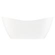 72" Sheba Solid Surface Freestanding Double Slipper Tub - Matte Finish, , large image number 2