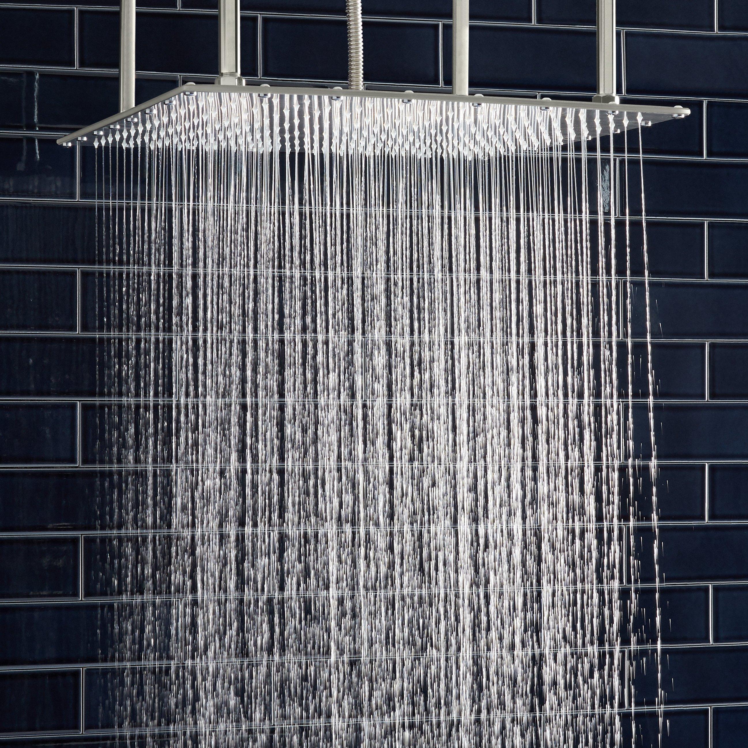 Oversized shower hot sale head