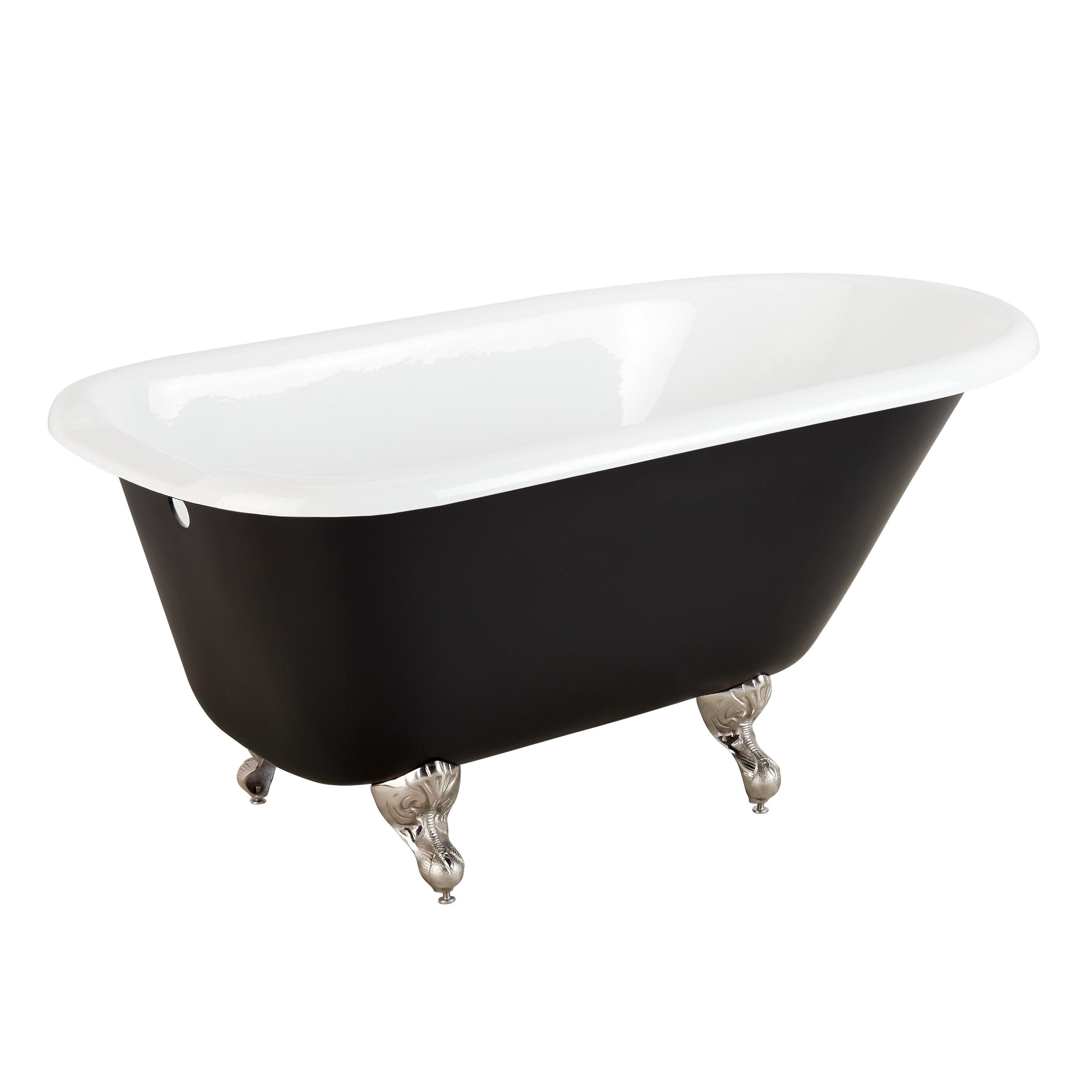 Clawfoot tub feet best sale installation