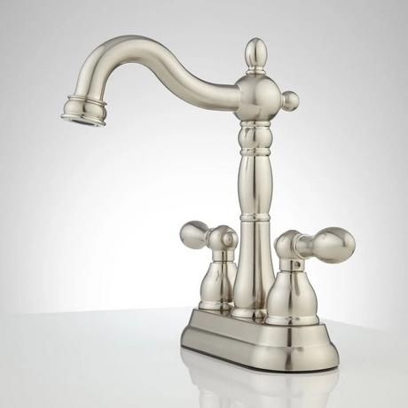 Victorian Centerset Bar Faucet - Brushed Nickel