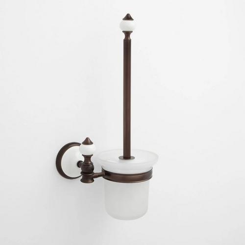 Adelaide Wall-Mount Toilet Brush Holder in Oil Rubbed Bronze