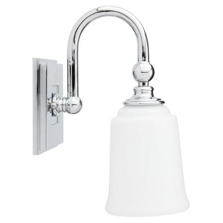 Antonia Vanity Sconce - Single Light - Frosted Glass