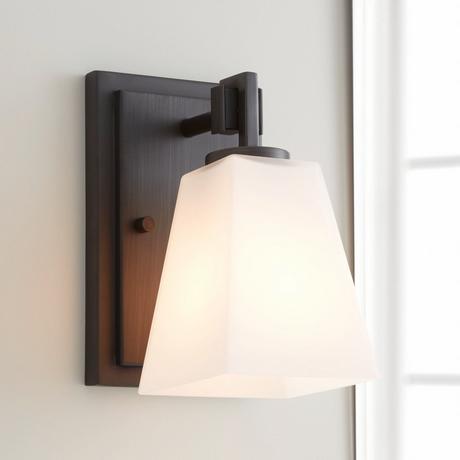 Hoxton Vanity Sconce - Single Light - Frosted Glass