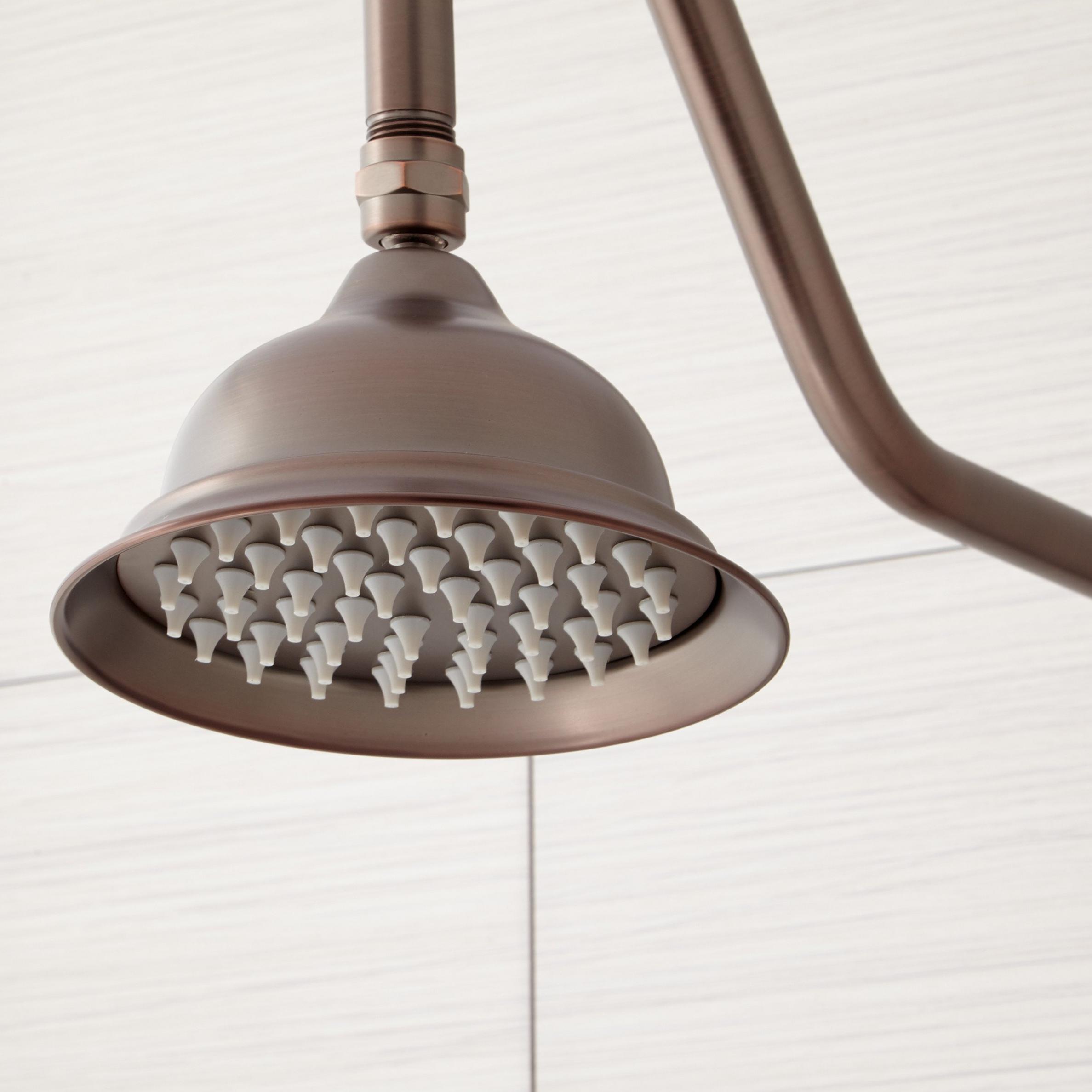 Dolwick Exposed Pipe Shower and Tub Faucet | Signature Hardware
