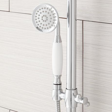 Dolwick Exposed Pipe Shower and Tub Faucet