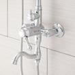 Dolwick Exposed Pipe Shower and Tub Faucet - Chrome, , large image number 4