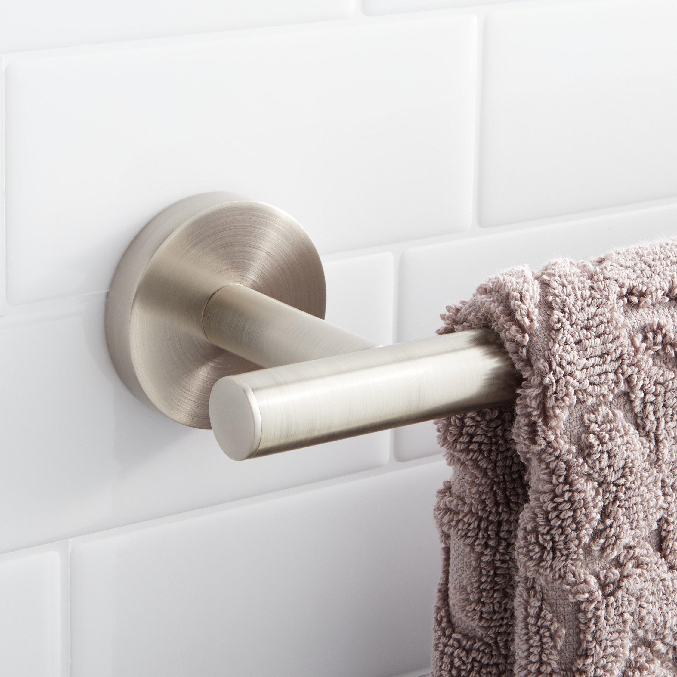 Bath towel best sale bars brushed nickel