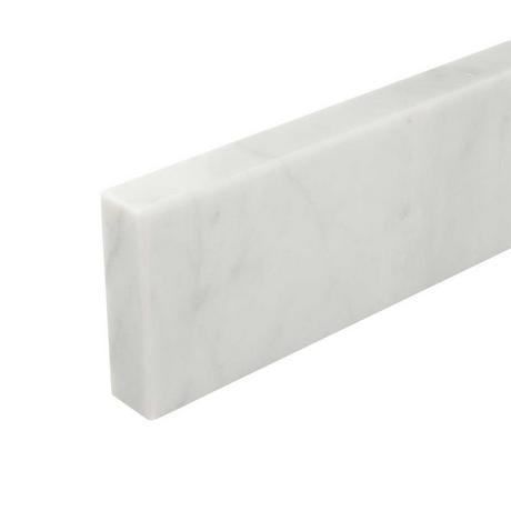 25" Marble Vanity Backsplash - 3cm - Carrara