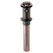 Extended Press Type Pop-Up Bathroom Drain - Overflow Hole - Oil Rubbed Bronze, , large image number 1