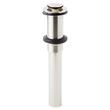 Extended Press Type Pop-Up Bathroom Drain - No Overflow - Polished Nickel, , large image number 1