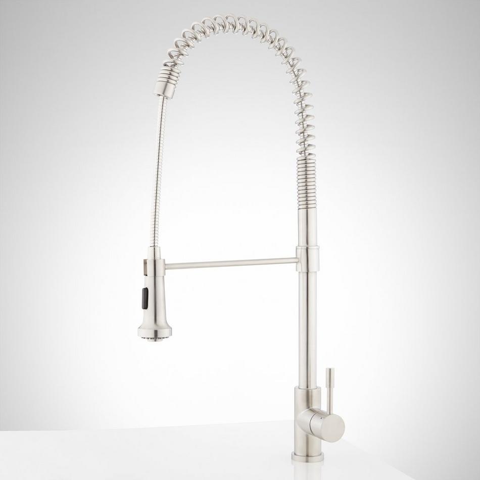 Adams Single-Hole Kitchen Faucet with Pull-Down Spring Spout, , large image number 2