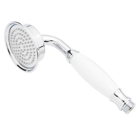Vintage Brass Telephone Shaped Handheld Shower Head with Adjustable Supply  Elbow Wall Connector Shower Holder and 59 Inch Shower Hose Bathroom  Polished Chrome - China Polished Chrome Telephone Shaped Handheld Shower, 59