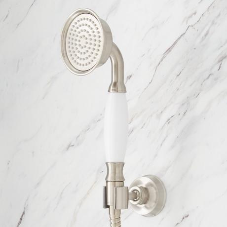 Cooper Thermostatic Exposed Pipe Shower with Hand Shower