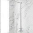 Cooper Thermostatic Exposed Pipe Shower with Hand Shower - Chrome, , large image number 0