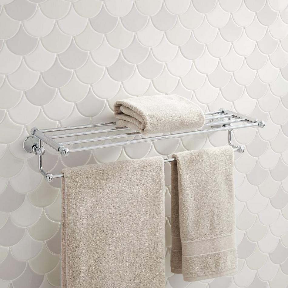 Cooper Towel Bar and Shelf, , large image number 1