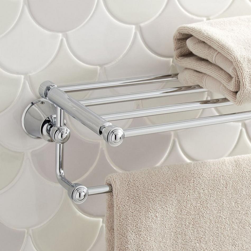 Cooper Towel Bar and Shelf - Chrome, , large image number 2