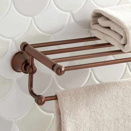 Cooper Towel Bar and Shelf