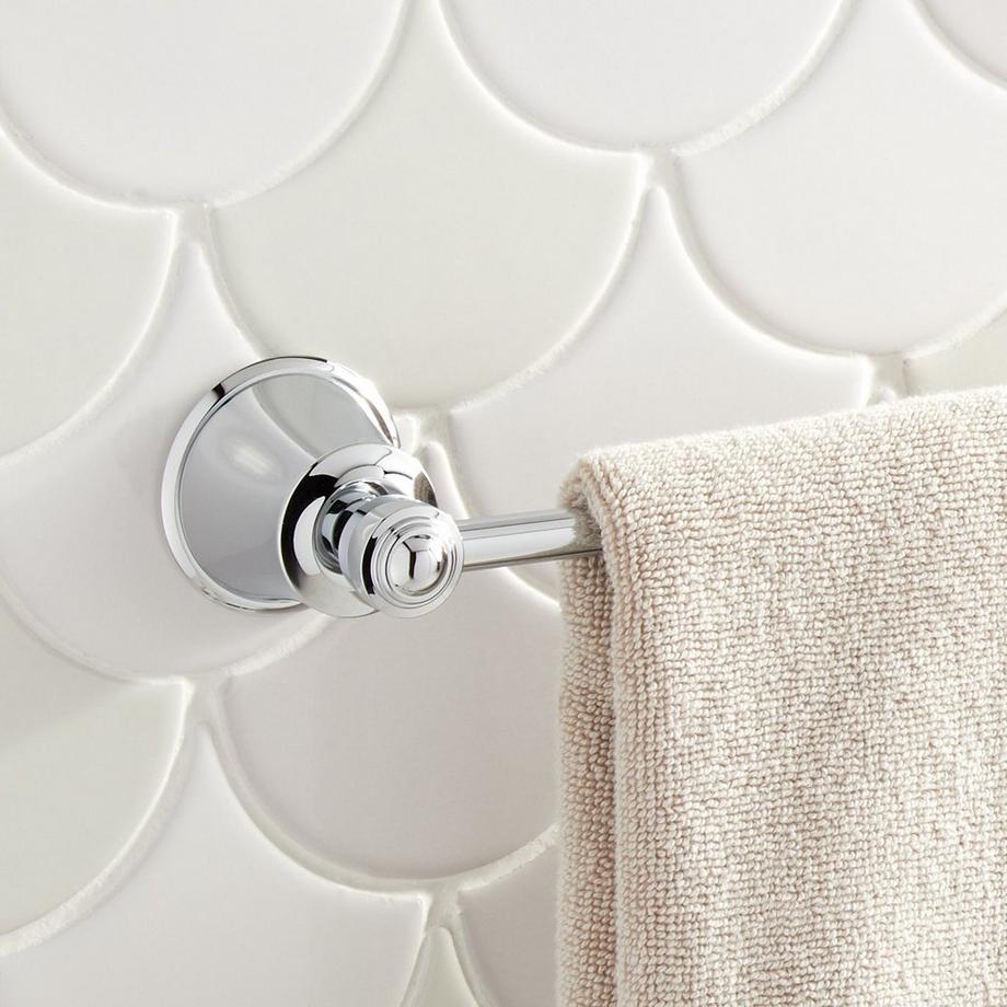 Sgnature Hardware 948237 Beasley Bathroom Hardware Set Wth 24" Towel