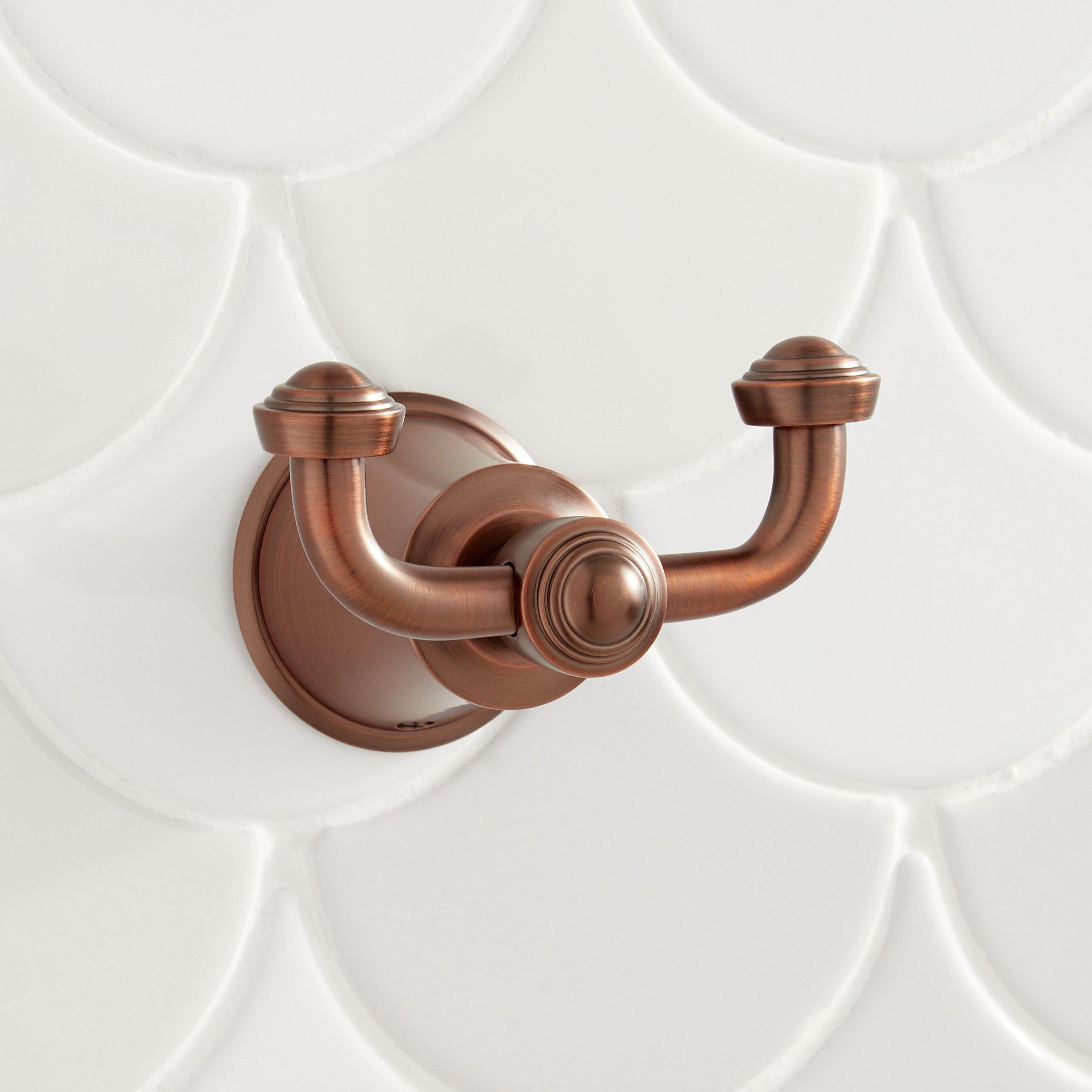 Copper discount towel hook