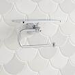 Cooper Toilet Paper Holder with Shelf - Chrome, , large image number 1